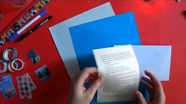 PenPal with Me ? №1 ? Оформляю и открываю бумажное письмо для @Liyaviit Live ? синяя тема смотреть онлайн