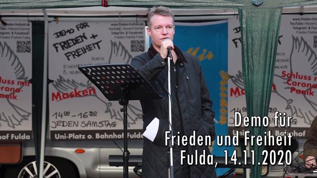 Demo Frieden Und Freiheit Fulda/ 14.11.20/ Georg Dierkes: Infektionsschutzgesetz