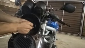 Обзор LED фары на мотоцикле HONDA CB-1/SF 400. Установка и тест.