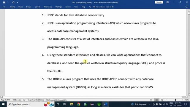 What is JDBC in java смотреть онлайн
