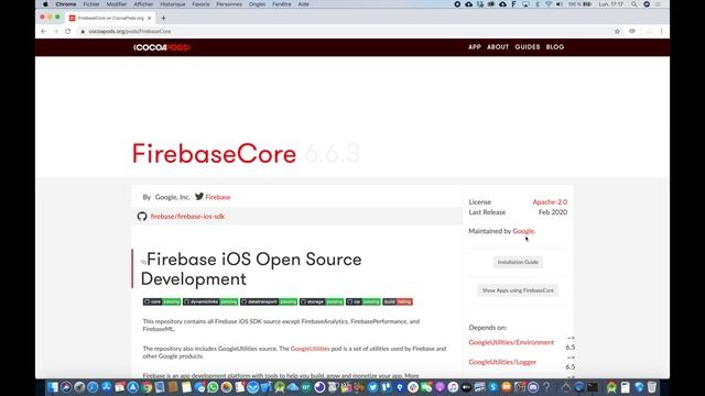 Comment installer Firebase avec Cocoapods dans un projet SwiftUI, Xcode 11 ? смотреть онлайн
