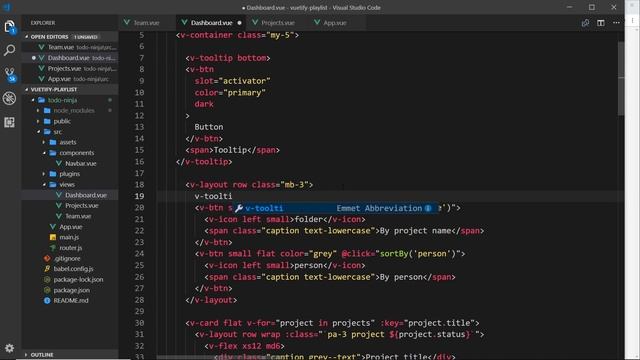 Vuetify Tutorial #18 - Tooltips смотреть онлайн