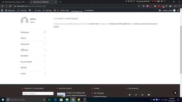 Woocommerce My Account Tabs Not Working FIx -Wordpress Tutorial смотреть онлайн
