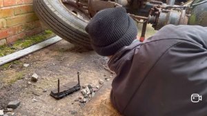 Ford Cargo 0813 rear break pad change