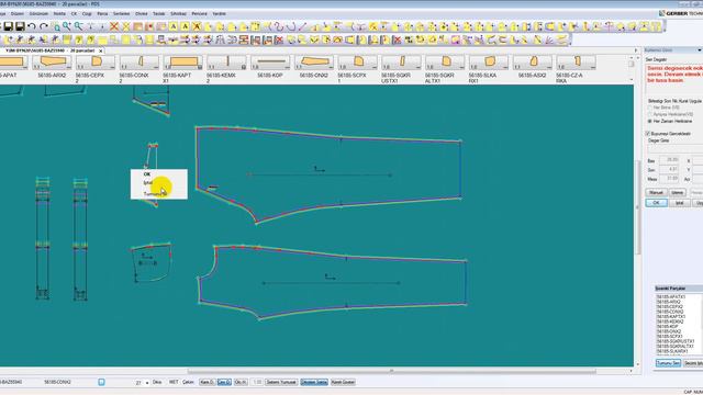 GERBER ACCUMARK EXPLORER - PATTERN DESİGN - PDS de TOPLU SERİ SİLME İŞLEMİ смотреть онлайн
