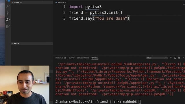 Create A Virtual Talking Friend with Just 4 Lines of Python || Programming Hero смотреть онлайн