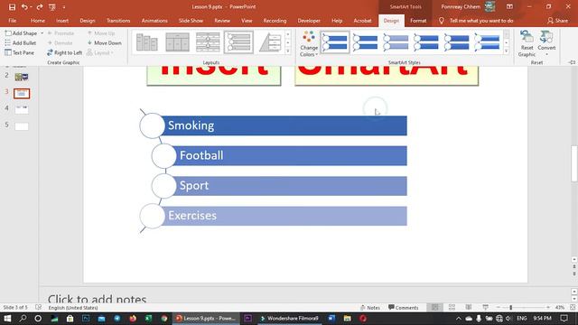 Insert SmartArt in PowerPoint смотреть онлайн