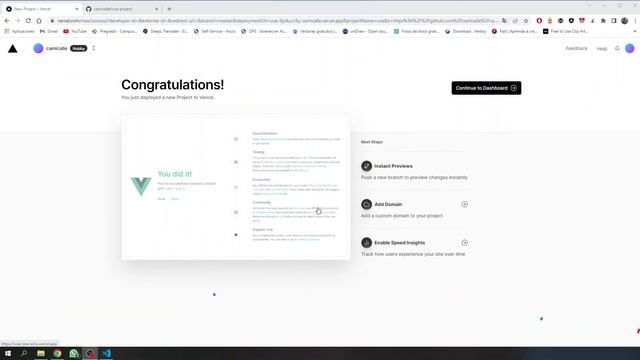 Desplegar proyecto de Vue 3 en Vercel смотреть онлайн
