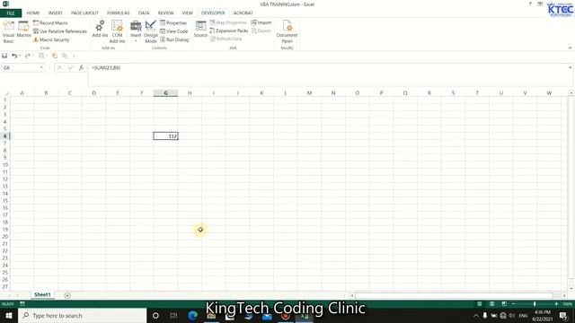 MS Excel VBA Tutorials For Beginners Lesson 1 (Writing Your First VBA Program) смотреть онлайн