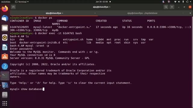 DevOps Docker on Linux MySql Database Part-16 | Bind Mount with DB смотреть онлайн