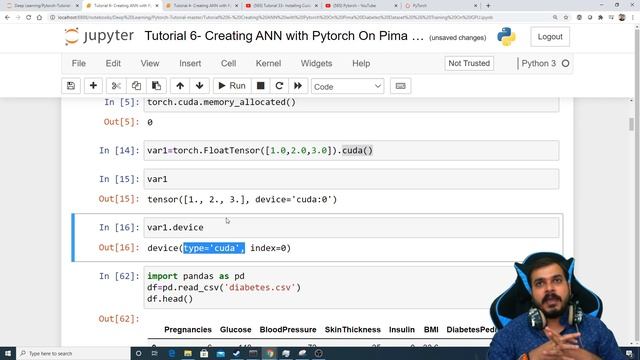 Pytorch Tutorial 6- How To Run Pytorch Code In GPU Using CUDA Library смотреть онлайн