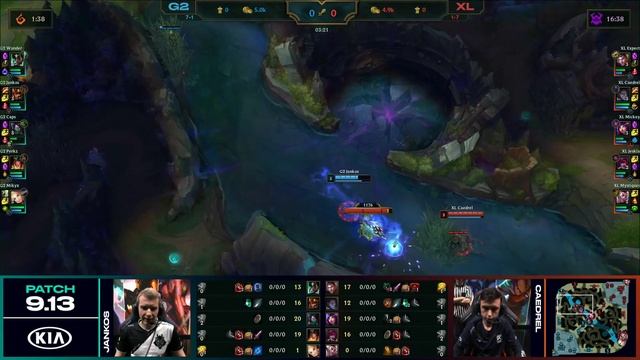 G2 eSports vs Excel Esports | Week 5 Day 1 S9 LEC Summer 2019 | G2 vs XL W5D1 смотреть онлайн