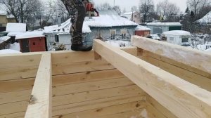 Межэтажные перекрытия ч. 2, дом из бруса, строй брус, строим брусовой дом