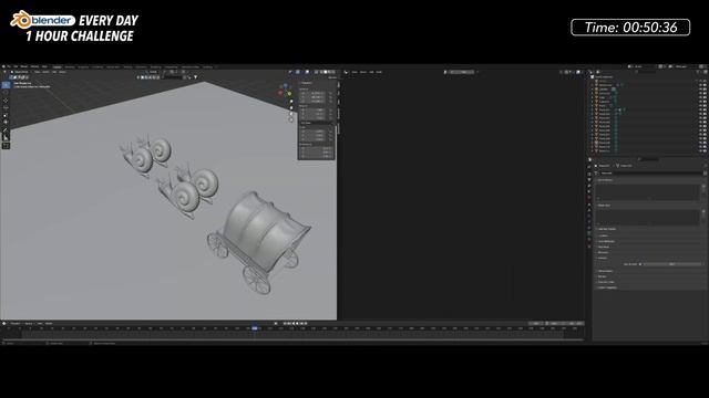 Building a Western Scene with Geometry Nodes in Blender - Blender Every Day #344 смотреть онлайн
