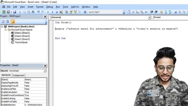 VBA | How to Add New Line in Message Box | Very Hidden Sheet | Rohit Narang смотреть онлайн