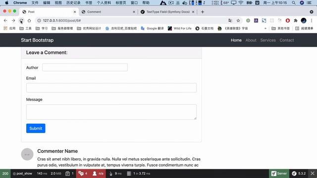 《Symfony 5全面开发》视频教程40、评论表单的样式和评论列表的显示 смотреть онлайн