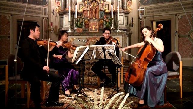 Beethoven - String quartet in A minor, op 132 - 3rd mvmt (part 1) смотреть онлайн