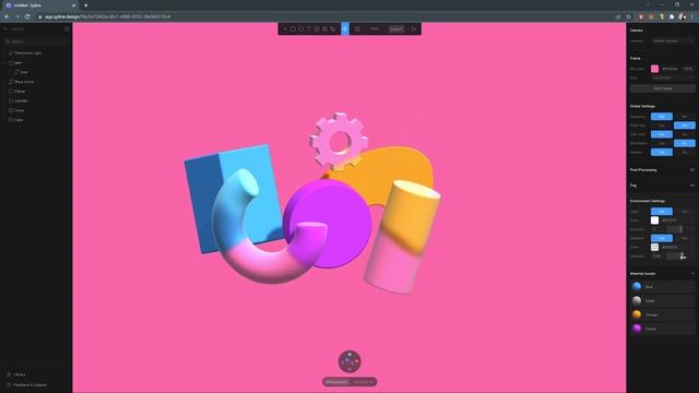 3D Design With Spline
