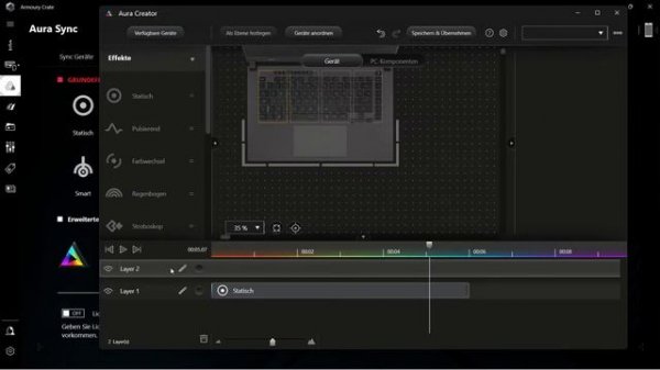 Aura Creator Tutorial - Asus Aura Effekte - Asus G513
