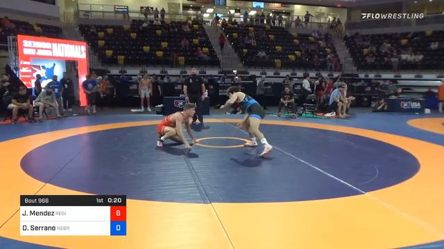 61 Kg Semifinal - Jesse Mendez, Region Wrestling Academy Vs Dominick Serrano, Nebraska Wrestling T