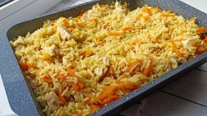 Простой и быстрый 🍗 🥣 ПЛОВ С КУРИЦЕЙ В ДУХОВКЕ 🥣 🍗 Аппетитно и очень сытно на каждый день