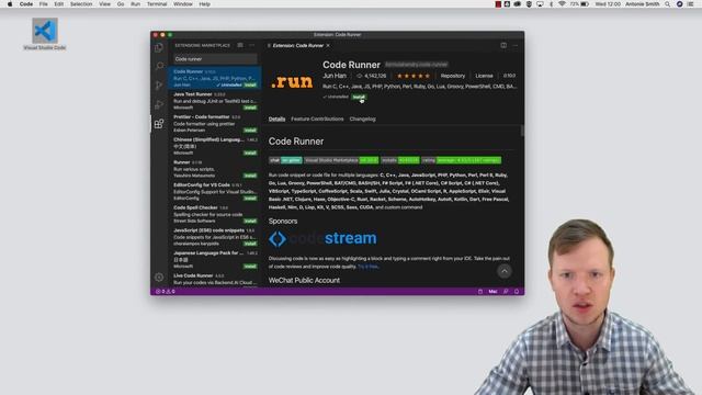 0.2 Visual Studio Code and Code Runner Installation (MacOS) смотреть онлайн