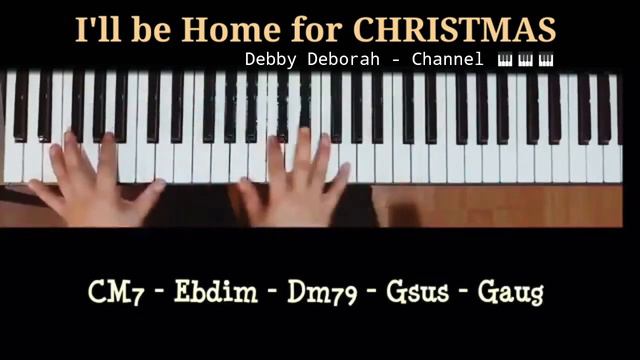 I'll Be HOME for CHRISTMAS | Piano Cover + CHORD смотреть онлайн