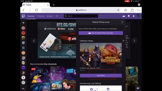 How to get infiltrator set easy and simple twitch prime pubg mobile смотреть онлайн