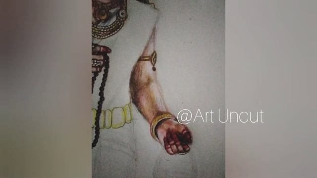 Akanksha puri as Bramhacharini #drawing Akanksha puri drawing #ArtUncut #vighnahartaganesh смотреть онлайн