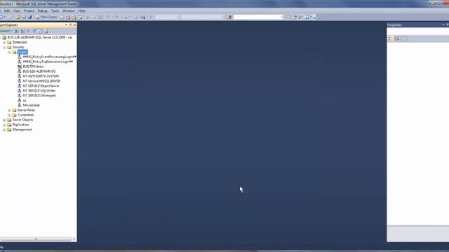 Microsoft SQL Server - Create Login Account смотреть онлайн