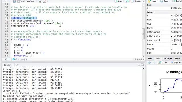 NOSQL Redis on Windows and Linux clusterto parallelize with R and doRedis package смотреть онлайн