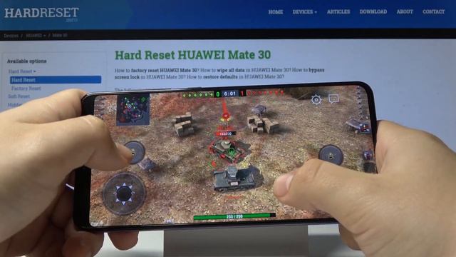 World Of Tanks HUAWEI Mate 30 - High Graphic Settings FPS Test смотреть онлайн