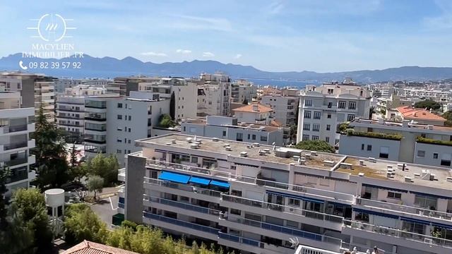 Penthouse Cannes location • Vue panoramique sur mer Estérel et îles de Lerins • MACYLIEN IMMOBILIER смотреть онлайн