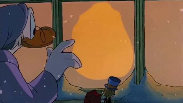 Mickeys Christmas Carol~Scrooge Meets The Ghost Of Christmas Past Scene In Reverse! смотреть онлайн