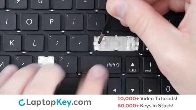 Replace Keyboard Key Asus VivoBook Pro N580 | Fix Laptop Installation Repair смотреть онлайн