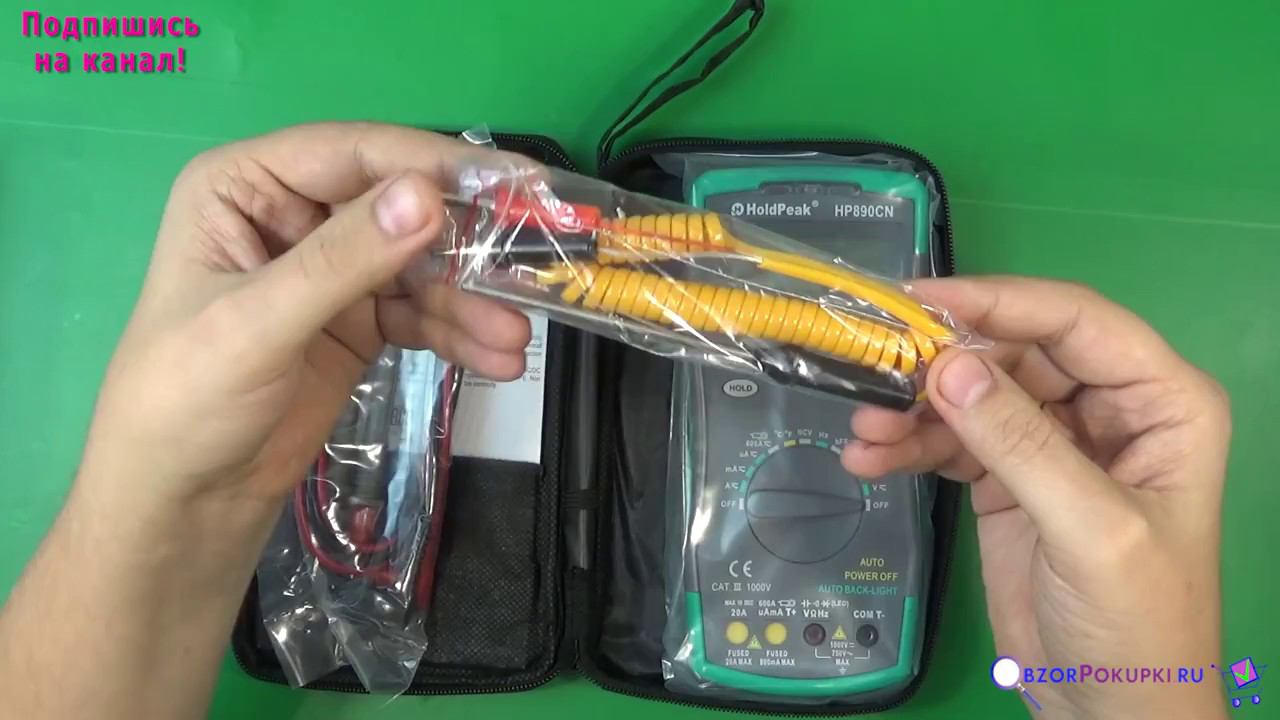 Тестер (мультиметр) Holdpeak hp-890cn что он умеет. ✅ смотреть онлайн