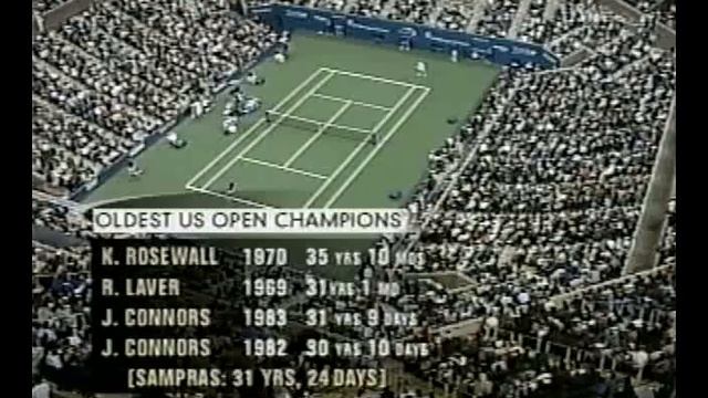 US Open 2002 QF Sampras vs Roddick (3/3) смотреть онлайн