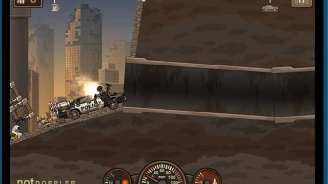 Earn,to die 2 (Комп лагает) Полицейская машина смотреть онлайн