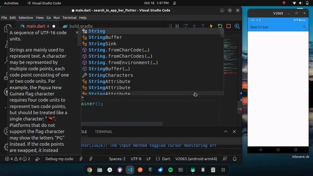 Flutter Tutorial - Search Bar Field In AppBar || How to add Search Bar in Flutter App смотреть онлайн