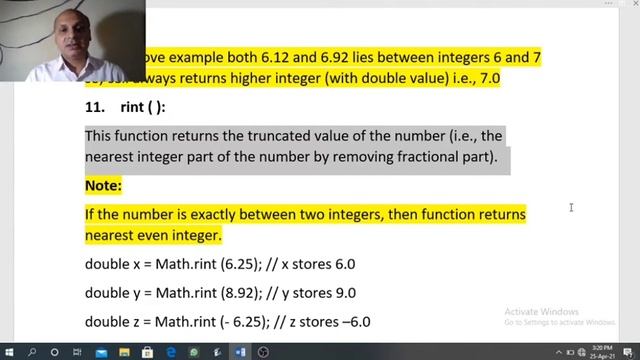 ICSE class 10 Computer Applications, Mathematical functions in java смотреть онлайн