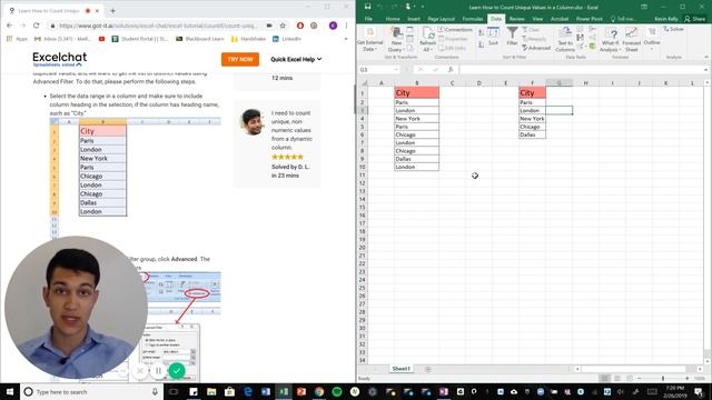 Learn How to Count Unique Values in a Column смотреть онлайн