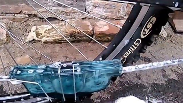 Очистка цепи велосипеда смотреть онлайн