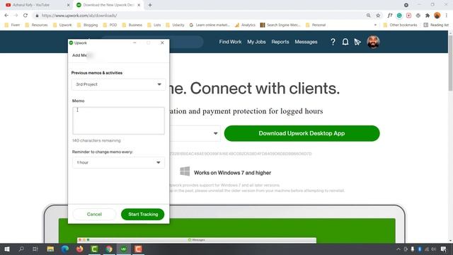 How to use Upwork Time Tracker App - Log Time for Hourly Jobs смотреть онлайн