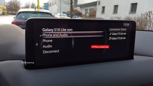 How Phone pairing without Phone Sound loss. Mazda CX5 2023 смотреть онлайн