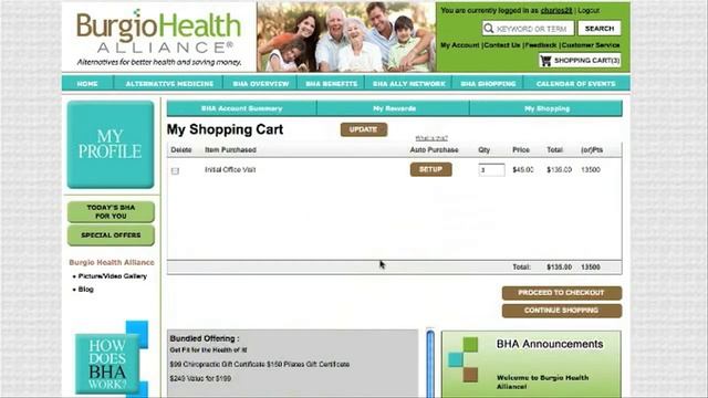 Burgio Health Alliance Member Website Tutorial смотреть онлайн