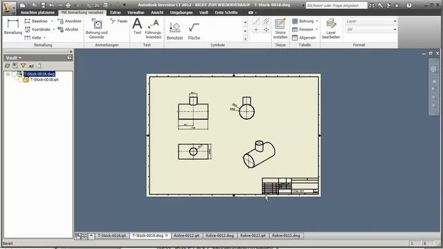 Autodesk Inventor LT Suite - "Multi Body Funktion" смотреть онлайн