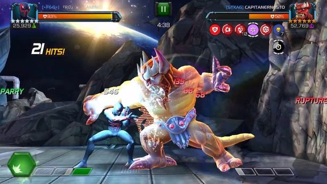 MCOC AW PLATINUM 1 TIER 1 SPECIAL 2 MINI BOSS NODE SPIDEY 2099 VS MANGOG FIGHT смотреть онлайн