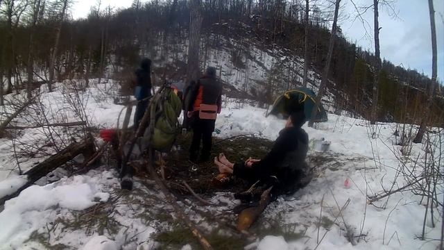 Лагерь на Розовых Скалах