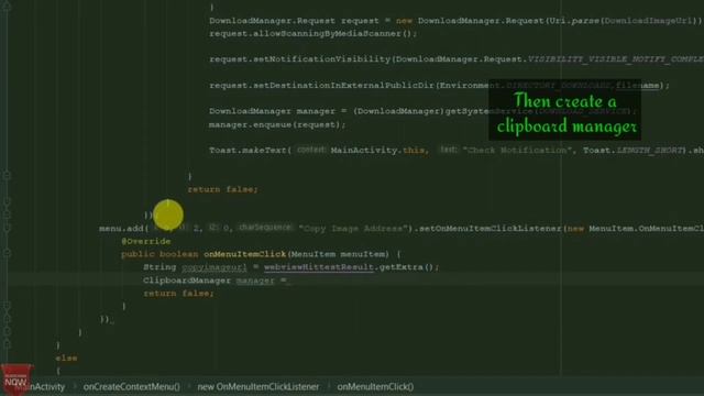 How to copy link address using context menu with android Web view смотреть онлайн