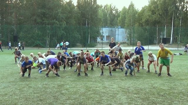 Танец от футболистов - ДОЛ "Голубое озеро" смотреть онлайн